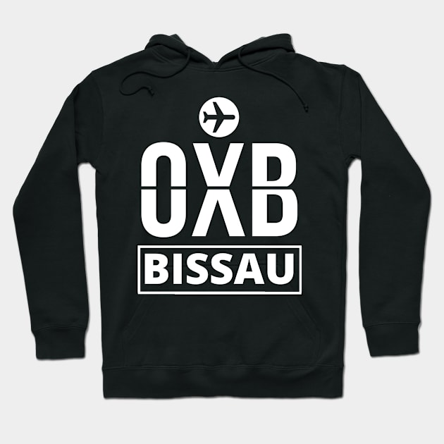 OXB - Bissau airport code Hoodie by Luso Store